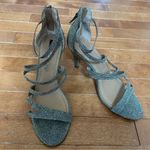 Tahari  silver glittery heels, size 8! Photo 4