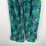 Midnight sky NWT Floral Linen Blend Belted Pull On Pants Size Small S NEW Photo 7