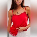Free People NWOT  Sunset Lover Cami Red size Small Photo 1