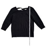 Cable & Gauge Black Crisscross Back Sweater Large Photo 8
