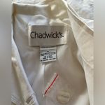 Chadwick's NWT: vintage Chadwick’s linen white blazer Photo 7