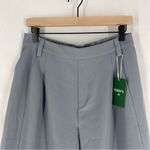 Halara  Gray Mid Rise Pocket Barrel Leg Work Pants Pull-On NWT Size M Photo 3