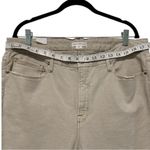 Good American High-Rise Slim Pants – Khaki Stretch Twill, Size 16 Extra Long Photo 5