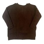 Anthropologie Moth Mohair Wool Sweater Cold Shoulder High Low Brown XS Photo 0