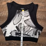 Layer 8 Black/White Floral Sports Bra Women’s Size Small Photo 3