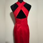 Preloved D.J. Summers Elegant Floor Length Red Evening Dress size 4 Photo 7