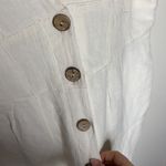 Alexis 4SI3NNA linen blend button front mini dress size L Photo 9