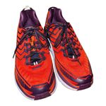 Hoka One One Women's Vibrant Orange and Navy Athletic Shoes Size 9.5 Photo 1