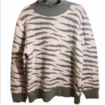Rebecca Taylor La Vie  Animal Print Wool Alpaca Blend Sweater NWT Photo 0
