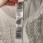 Chico's Chico’s White Lace Vest Size Medium Photo 3