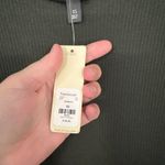 Francesca's NWT  Dark Olive Green Ribbed Knit Dress Cap Sleeves Women's Size XS Photo 5