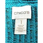 Chico's Open Front Sheer Knit Cardigan Lightweight Trendy Stylish Layering Piece Photo 4