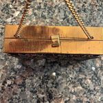 VTG 1950’s Barbara Bates Metal Frame Clutch / Purse Floral Damask Fabric Black Photo 2