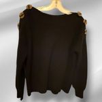 Philosophy ‎ Boat Neck Sweater with Large Buttons Photo 0