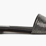 Good American New in box with bag  Crystal Crush black slide 8 8.5 flat Photo 2