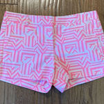J.Crew pink neon geometric chino short size 6 Pink Photo 0