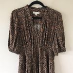 Treasure & Bond  Retro Floral Shirred Waist Midi Dress Photo 4