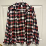 Arizona  Jean Company Red and Blue Plaid Button Down Shirt Size XS Photo 2