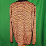 Misook Exclusively  Woman‎ Womens Orange Black Cardigan 2X *Pulls* Photo 1