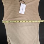 We Wore What Light Brown Bodysuit NWT Medium Muscle Bodysuit Photo 9
