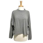 Aerie  LOT BUNDLE of 3 Shirt Tops Waffle-Knit Cropped Gauze Neutral size Large Photo 15