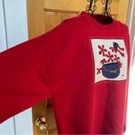 Jerzees Retro Patriotic Grandma Sweatshirt Red White & Blue Size Large Photo 2