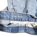 American Eagle  High-Rise Cuffed Mom Jean Shorts Light Wash Size 0 Photo 3
