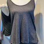 Sadie and Sage  layered tank top gray size small Photo 0
