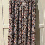 Blu Pepper Summer Maxi Dress in Pink and Gray Photo 0