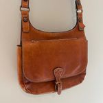 Patricia Nash Leather London Cognac Brown Saddle Bag Crossbody Satchel Photo 14
