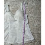 Spirit Halloween  White Lace Corset Costume Top Photo 4