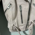 ALLSAINTS Women's Balfern Biker Jacket Size 0 Pink Asymmetrical Zip Casual Photo 7
