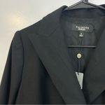 Talbots NWT Kate Fit Romantically Curvy Double Breasted Black Wool Blazer Size 8 Photo 2