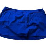 Lands' End Swim Skirt 22W Blue Built in Brief Skort Photo 1