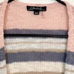 CHARLIE B Women's Popcorn Stub Yarn Style Striped Cardigan Photo 1