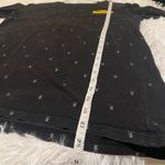 Dutch Bros Mustache Crewneck Long Sleeve T Shirt in Black Yellow Large Photo 2