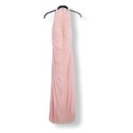 David's Bridal David’s Bridal SZ 0 Long Mesh Dress Illusion Neckline Photo 2