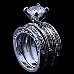 Silver Ring Set Size 6 Photo 1