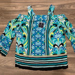 Kaari Blue  Blouse Size 0X NWT Photo 0