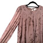 Aritzia  Wilfred Eden Floral‎ Boho Dress Brown Sz Small Photo 3