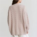 Jenni Kayne New With Tags  Blush Cable Cocoon Cardigan Photo 4