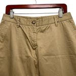 Dolce & Gabbana Flat Front Straight Leg Pants Trousers Tan Casual Size 42 Photo 2