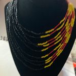 jeans peace woman necklace Yellow Photo 2