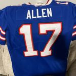 NFL Team Apparel Men's Buffalo Bills Josh Allen Nike Royal Team Game Player Jersey Photo 4