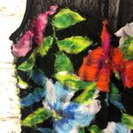 Aidan Mattox lace feathered floral cocktail dress Photo 3