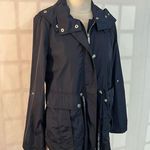 French Connection  Navy Hooded Lightweight Water Resistant Fall Jacket Size XS Photo 1
