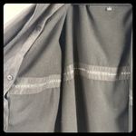 VTG Fleet Street Women's Vintage Black Trench Coat Rain Jacket Size 12 90's Gray Photo 11