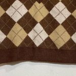Altar'd State Altar’d State Brown Plaid Sweater Vest Sz L Photo 3