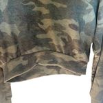 Socialite camouflage olive NEW small long sleeve hoodie crop Photo 1