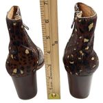 Madewell Leopard Print Calf Hair Leather Rosie Ankle Boot Sz 6 Style MA433 Shoes Photo 4